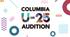 日本コロムビア　COLUMBIA U-25 AUDITION