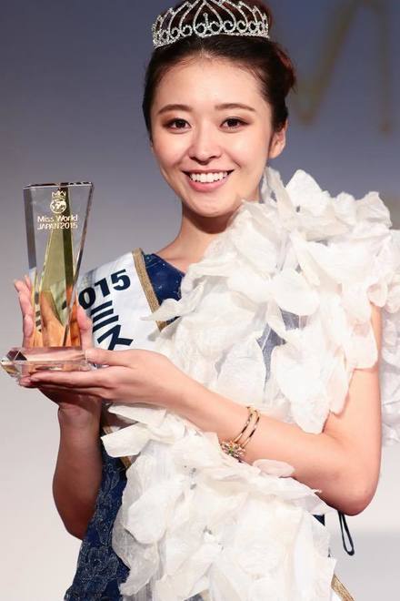 ミス・ワールド2015日本代表：中川知香（22歳・大学生・モデル）。世界大会TopModel部門にて世界TOP30に選出された