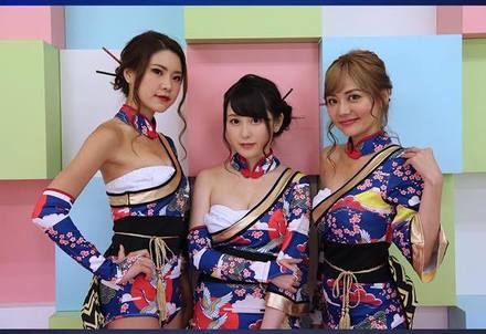 「PPP」メンバー：左からKANA、岬愛奈、星紗弓